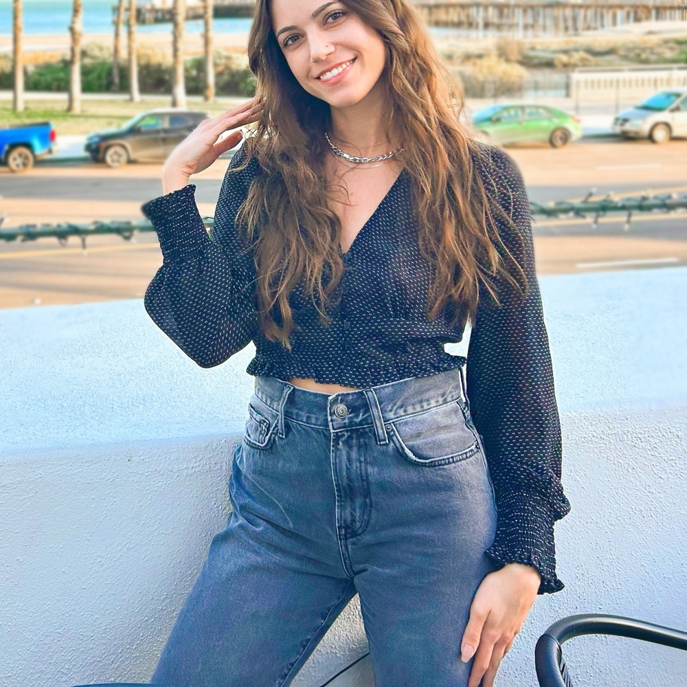 Peasant Crop Top